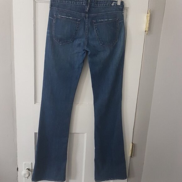Eernest Sewn Ali 267 Boot Cut Low Rise Denim Jean Medium Wash Sz 26 - Picture 5 of 14